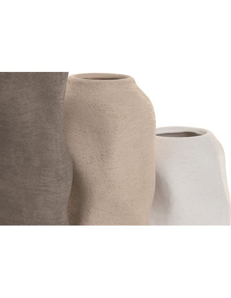 Juego de jarrones gres