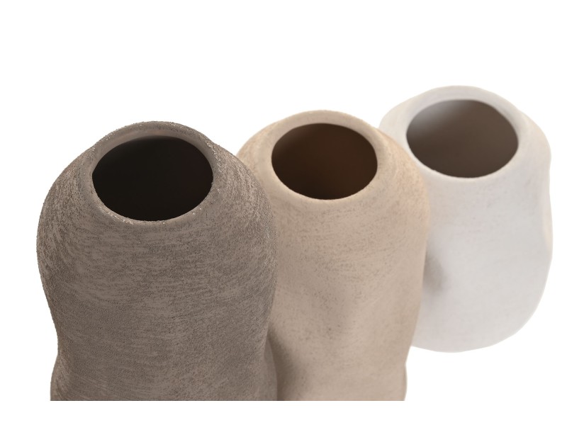 Juego de jarrones gres