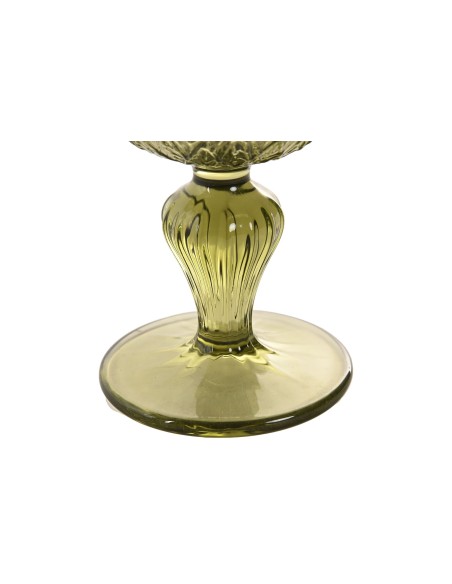 Juego de copas hoja verde