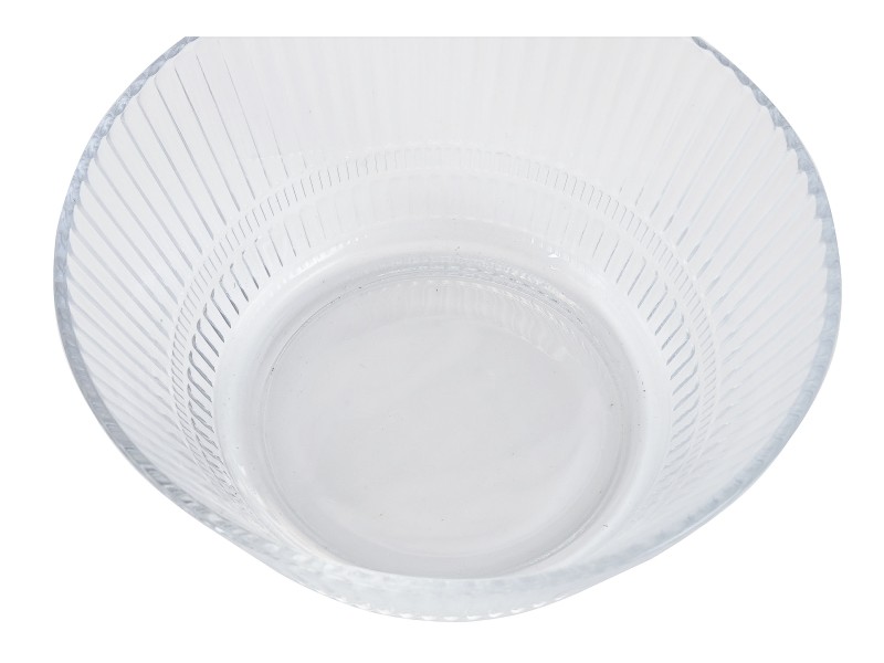Bol cristal rayado