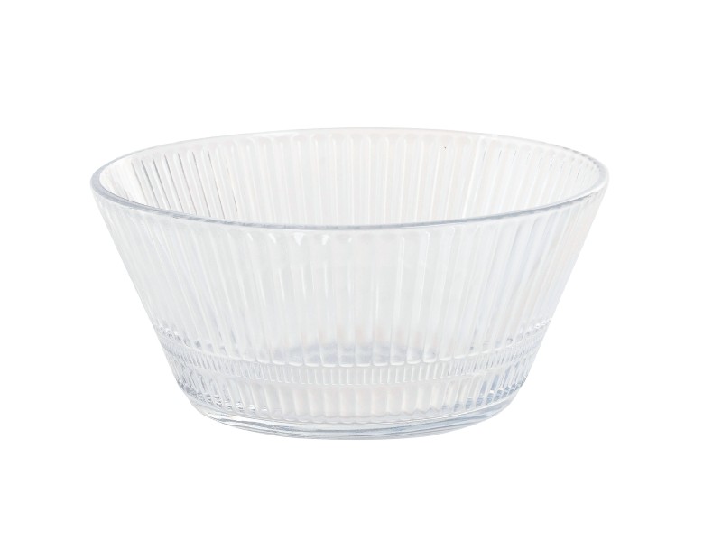 Bol cristal rayado