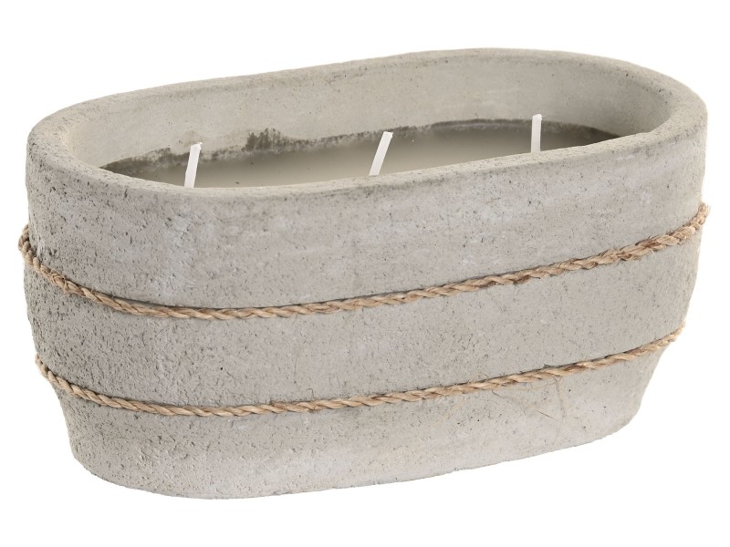 Vela cemento perfumada