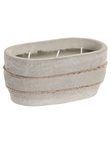 Vela cemento perfumada