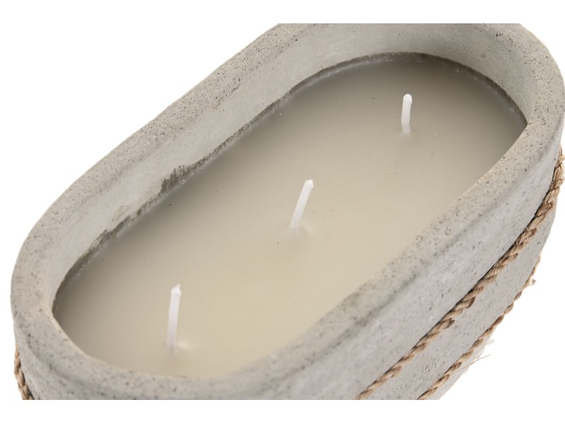 Vela cemento perfumada