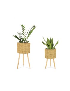 Juego de maceteros de pie