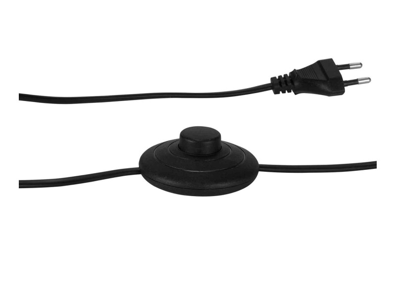 Lámpara de pie industrial de metal dorada