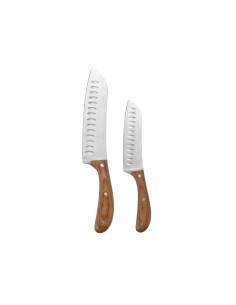Set de 2 cuchillos Santoku