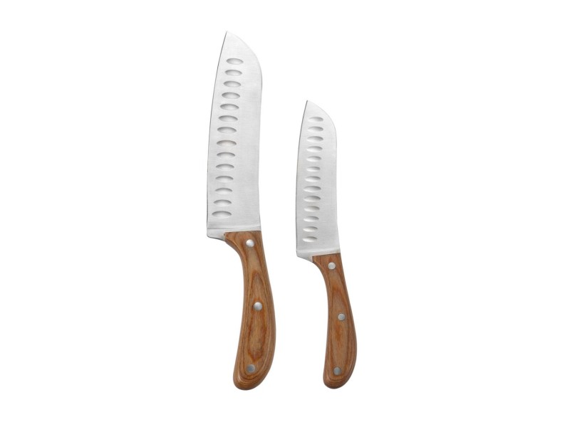 Set de 2 cuchillos Santoku