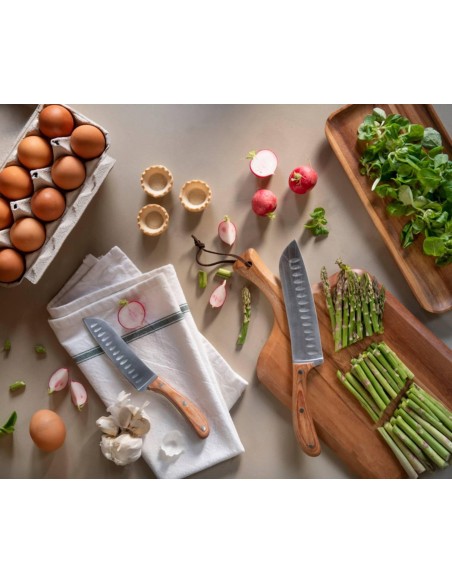 Set de 2 cuchillos Santoku