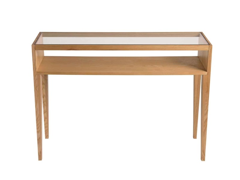 Consola de madera de fresno