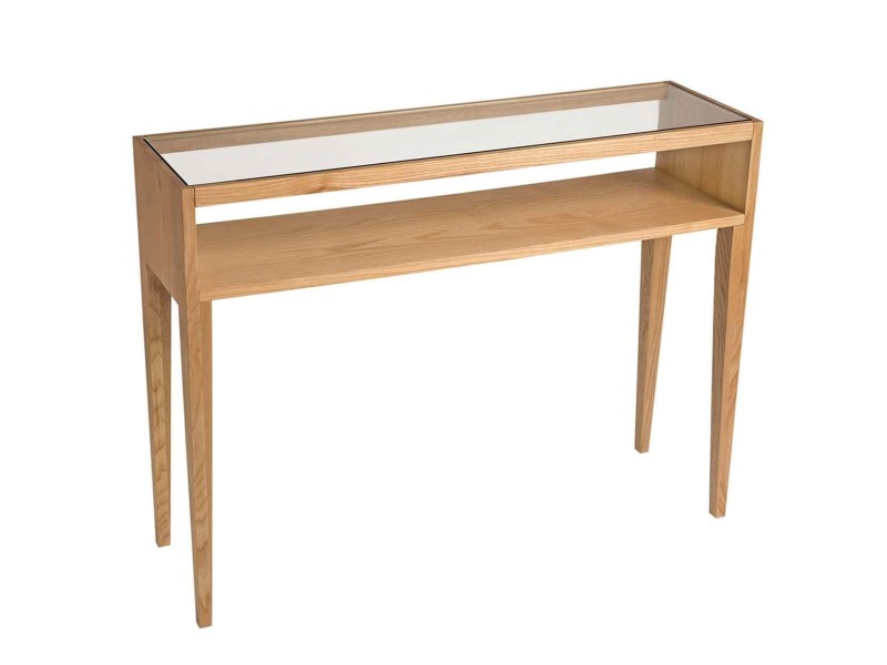 Consola de madera de fresno