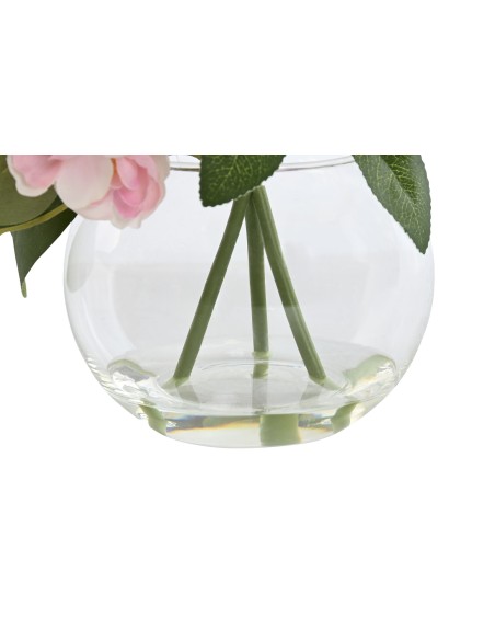 Jarrón con bouquet de flores