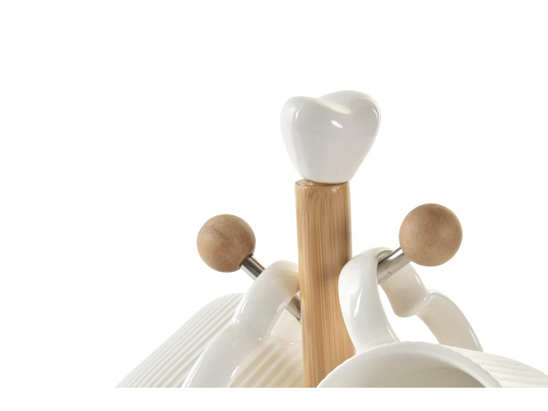 Juego de tazas con soporte