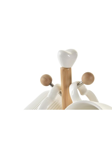 Juego de tazas con soporte