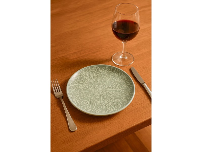 Juego de 4 platos de postre