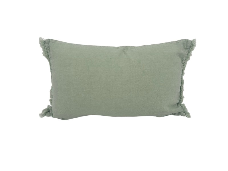 Cojín verde menta 30x50