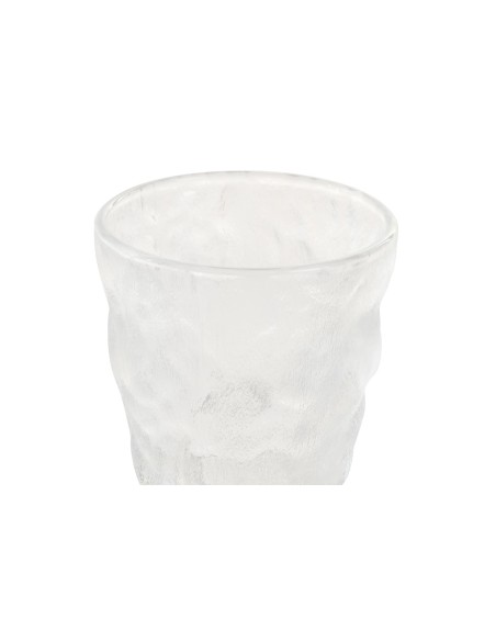 Juego 6 vasos cristal glaseado