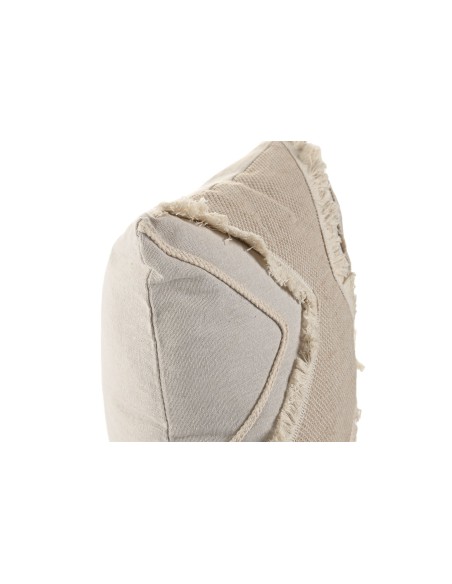 Cojín algodón y yute