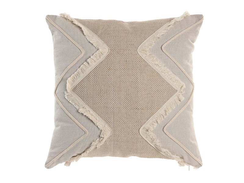 Cojín algodón y yute