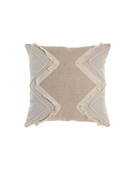 Cojín algodón y yute