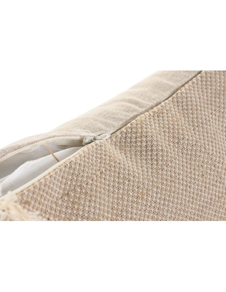 Cojín algodón y yute