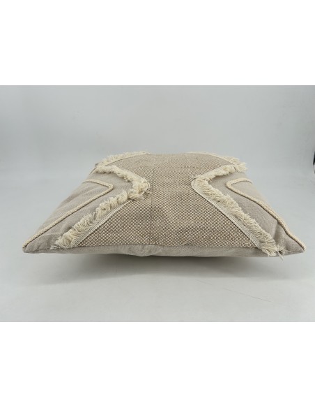 Cojín algodón y yute
